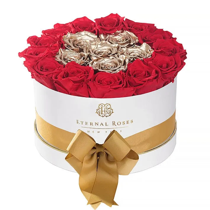Eternal Roses® Gift Box White / Be Mine Luxury Roses Empire Gift Box - Small