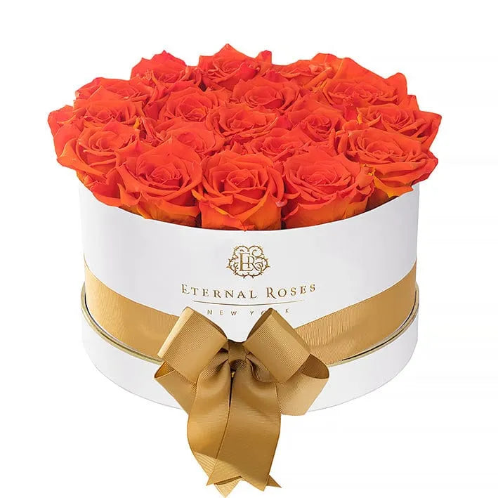 Eternal Roses® Gift Box White / Sunset Luxury Roses Empire Gift Box - Small