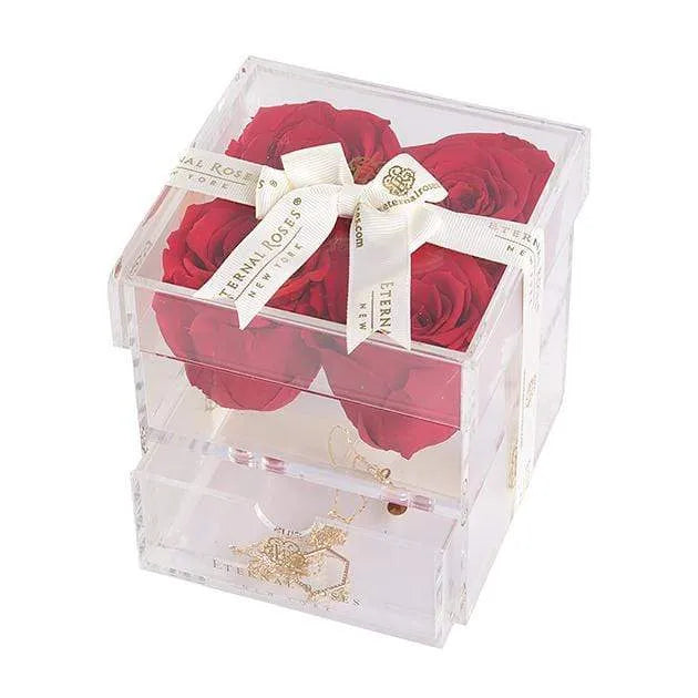 Eternal Roses® Gift Box Madison Four Rose Keepsake Gift Box