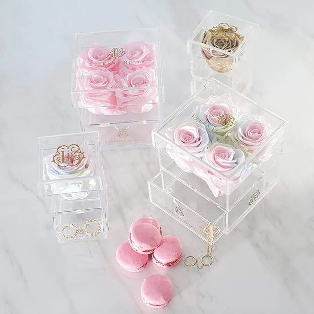 Eternal Roses® Gift Box Madison Four Rose Gift Box