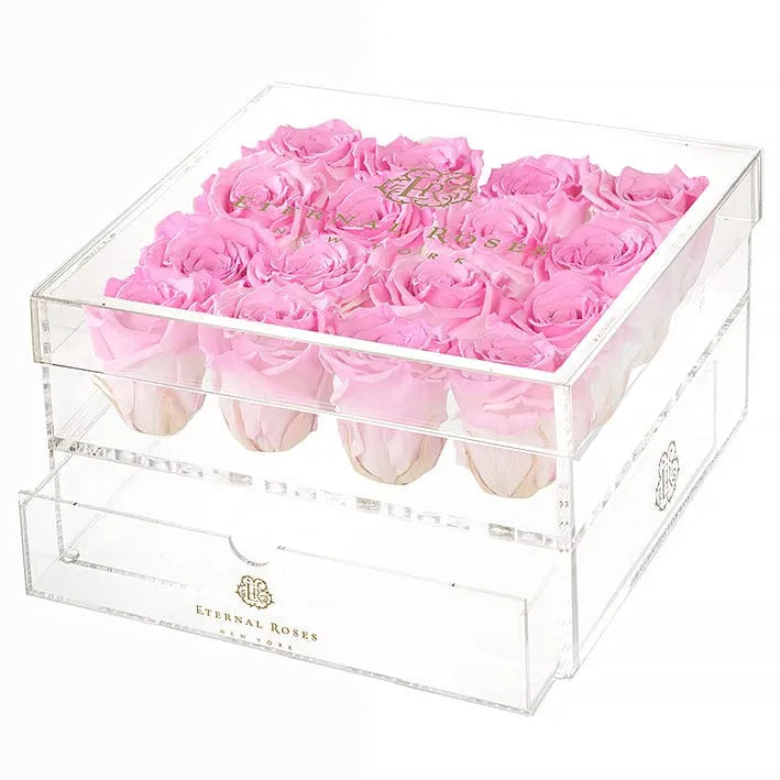 Eternal Roses® Gift Box 16-Rose / Primrose Madison Sixteen Rose Gift Box
