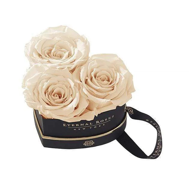Eternal Roses® Gift Box Black / Champagne Mini Chelsea Gift Box
