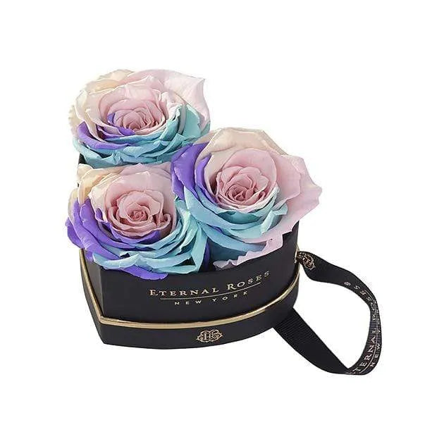Eternal Roses® Gift Box Black / Candy Rainbow Mini Chelsea Gift Box