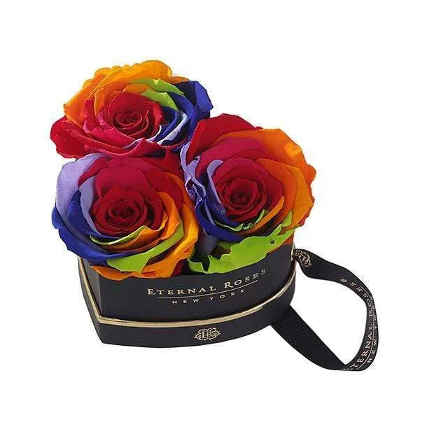 Eternal Roses® Gift Box Black / Rainbow Mini Chelsea Gift Box