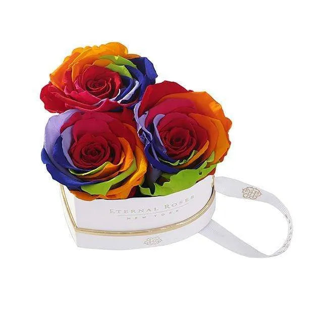 Eternal Roses® Gift Box White / Rainbow Mini Chelsea Gift Box