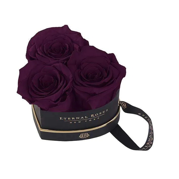 Eternal Roses® Gift Box Black / Plum Mini Chelsea Gift Box