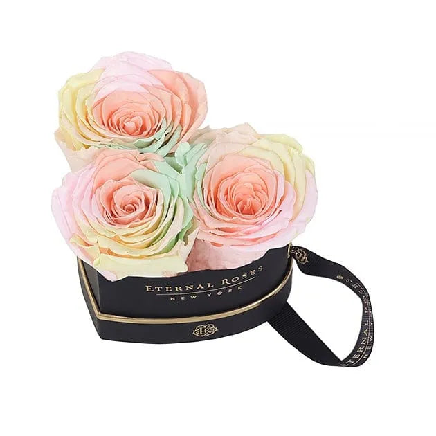 Eternal Roses® Gift Box Black / Macaroon Mini Chelsea Gift Box
