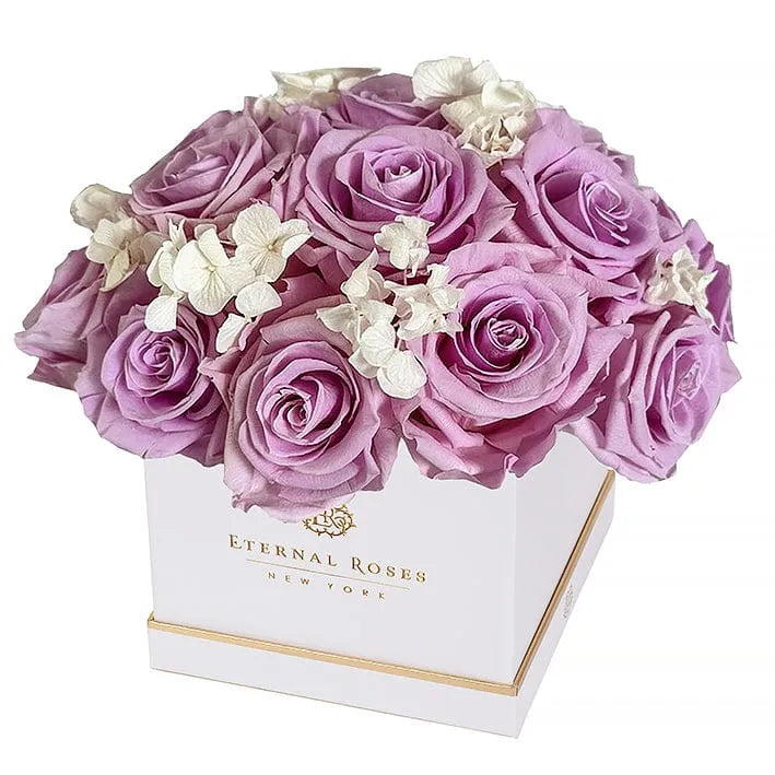 Eternal Roses® Gift Eternal Roses Half Moon Gift Box in Spring Bloom Large, Lennox Collection