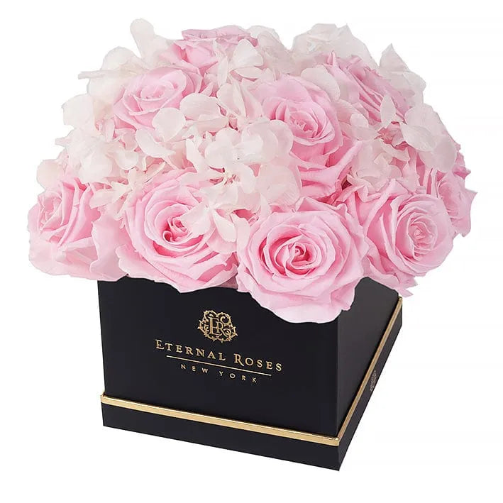Eternal Roses® Gift Black / Pink Martini Eternal Roses Half Moon Gift Box, Lennox Collection