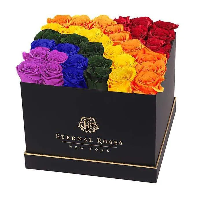 Eternal Roses® Grand Lennox Black Gift Box Loud&Proud