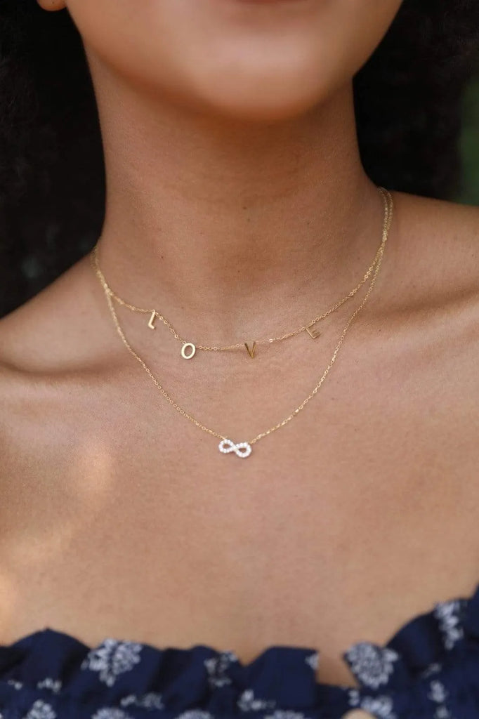 Eternal Roses® Infinity Pave Necklace