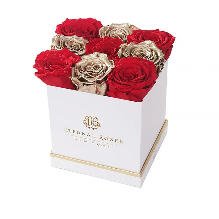Eternal Roses® White Lennox Eternal Rose Gift Box Large in Be Mine