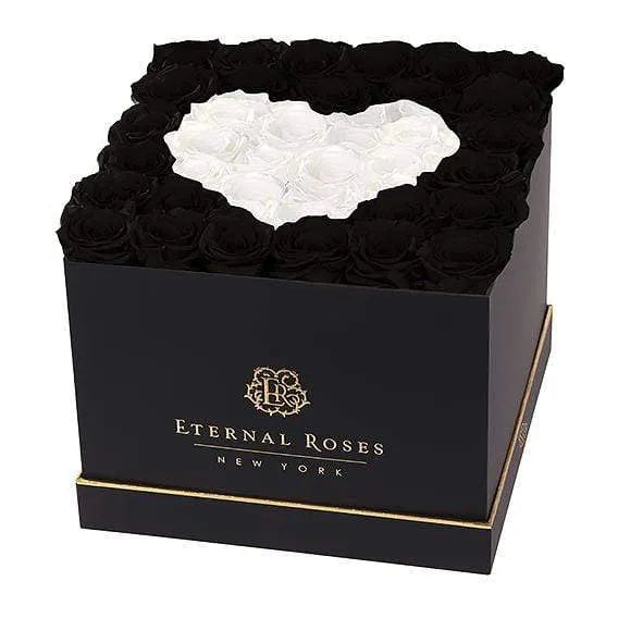 Eternal Roses® Black / Twilight Lennox Grand Amore Gift Box