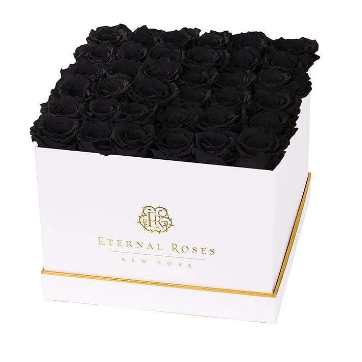 Black Roses Delivery | Real Preserved Dark Roses Bouquet – Eternal Roses®