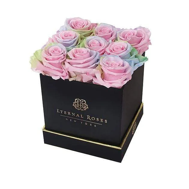 Eternal Roses® Black Lennox Large Mother's Day Special Gift Box in Aurora