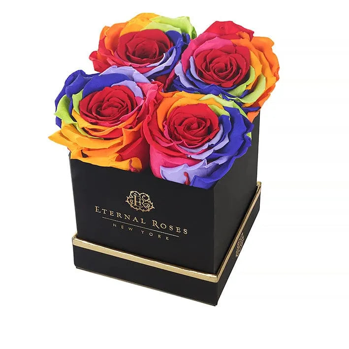 Eternal Roses® Lennox Small Gift Box in Rainbow - Classic Collection of Forever Roses