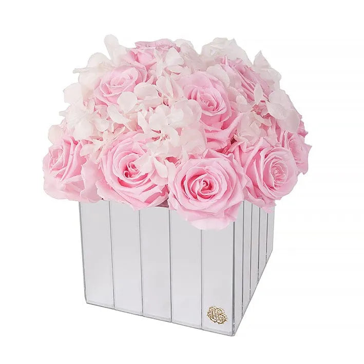 Eternal Roses® Pink Martini Lexington Large Half Moon Gift Box