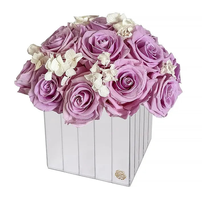 Eternal Roses® Iris Lexington Large Half Moon Gift Box