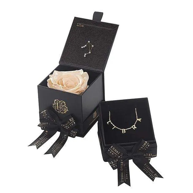 Eternal Roses® Libra Astor Box & Necklace Bundle