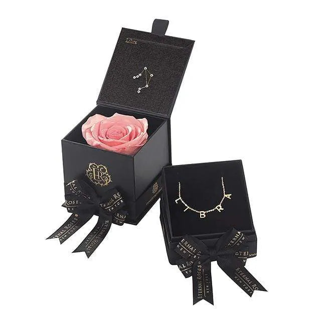 Eternal Roses® Amarylis Libra Astor Box & Necklace Bundle