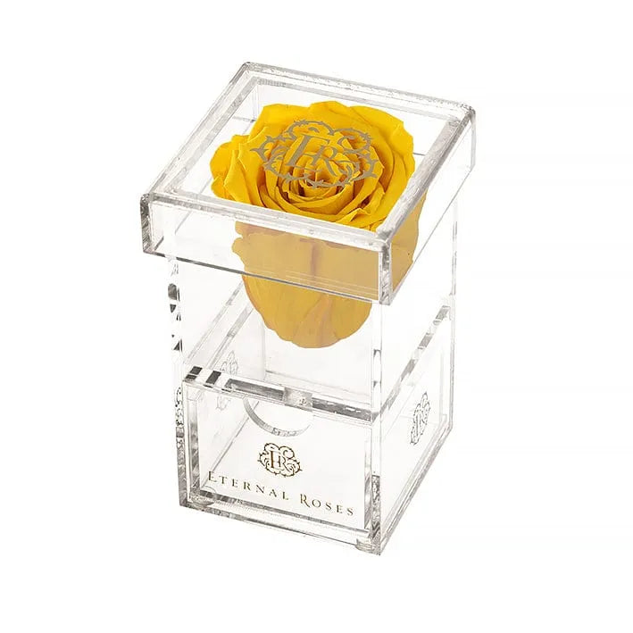 Eternal Roses® Madison Single Gift Box in Friendship Yellow