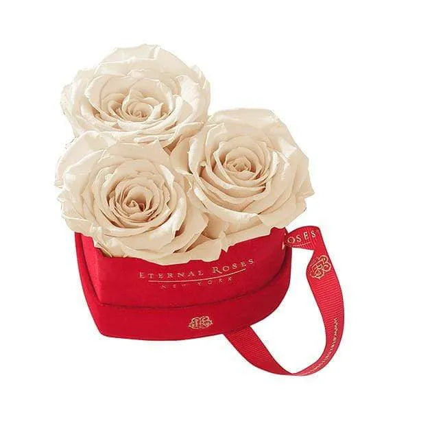 Eternal Roses® Mini Chelsea Red Velvet Gift Box