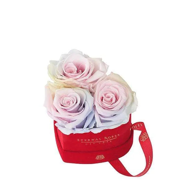 Eternal Roses® Mini Chelsea Red Velvet Gift Box