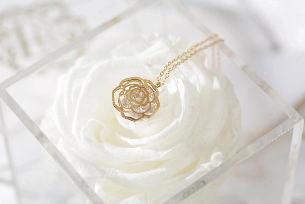 Rose Gold Necklace | Eternal Roses®
