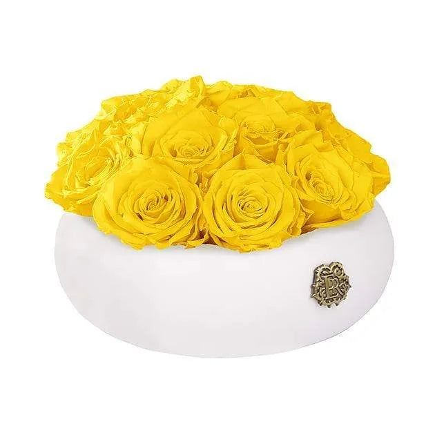 Eternal Roses® Small / Friendship Yellow Nobu Centerpiece Eternal Roses Arrangement