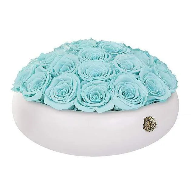 Eternal Roses® Medium / Tiffany Blue Nobu Centerpiece Eternal Roses Arrangement