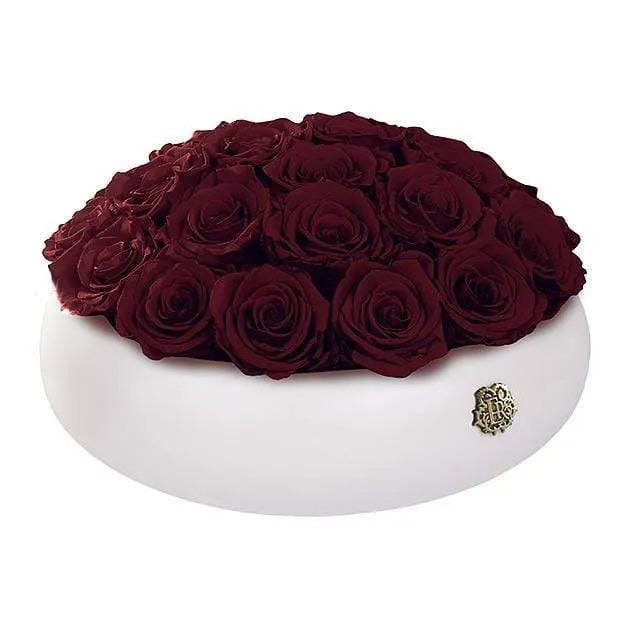 Eternal Roses® Medium / Wineberry Nobu Centerpiece Eternal Roses Arrangement
