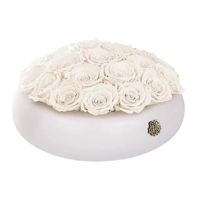 Eternal Roses® Medium / Pearl Nobu Centerpiece Eternal Roses Arrangement