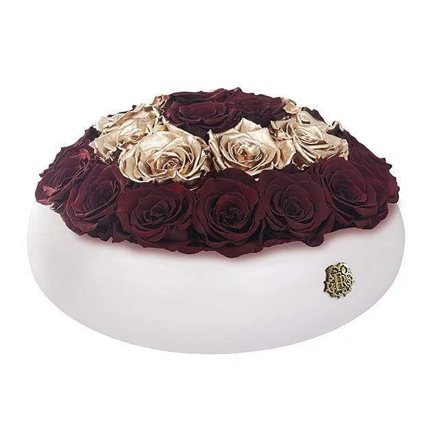 Eternal Roses® Medium / Golden Ruby Nobu Centerpiece Eternal Roses Arrangement