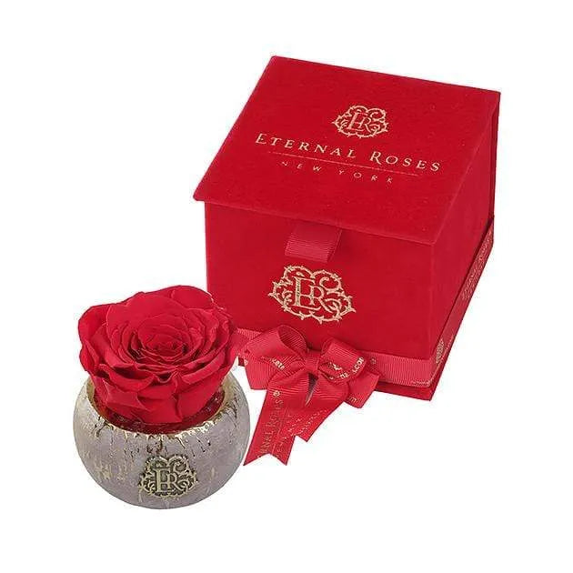 Eternal Roses® Scarlet Tiffany Red Velvet Gift Box - Valentine's Day Gift