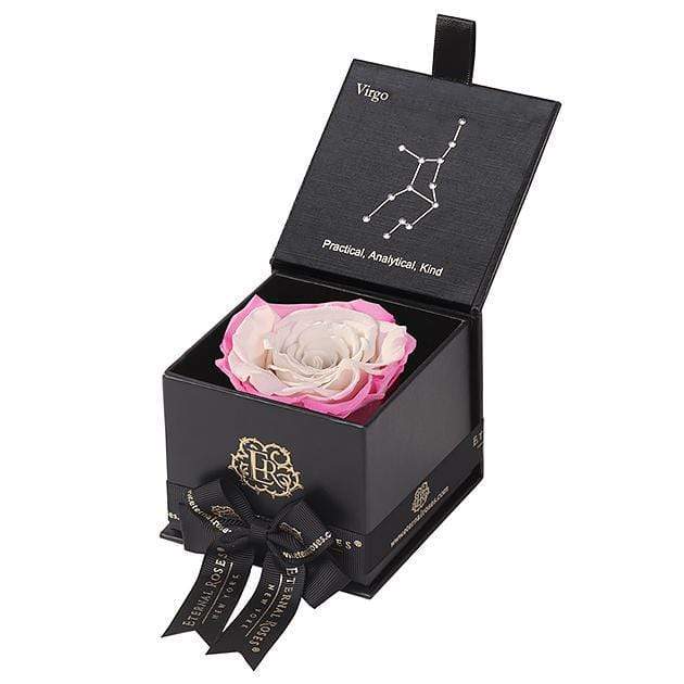 Eternal Roses® Astor Gift Box Black / Sweet Pink Astor Eternal Rose Gift Box - Virgo
