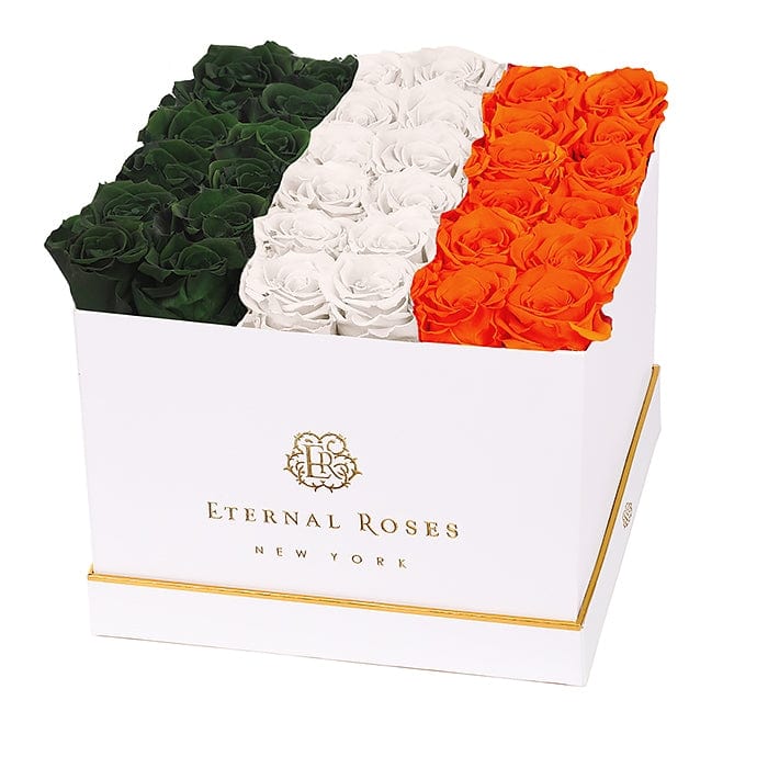Eternal Roses® Centerpiece Lennox Grand Gift Box in Flag Design