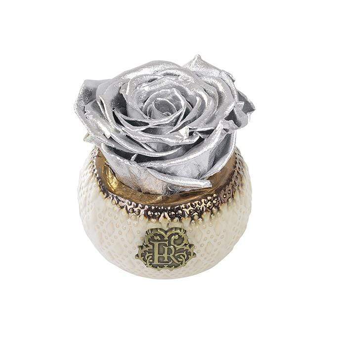 Eternal Roses® Centerpiece Silver Mini Soho Classic Eternal Forever Rose