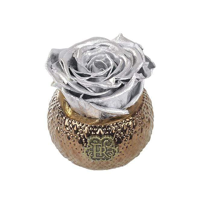 Eternal Roses® Centerpiece Silver Mini Soho Royal Eternal Luxury Rose