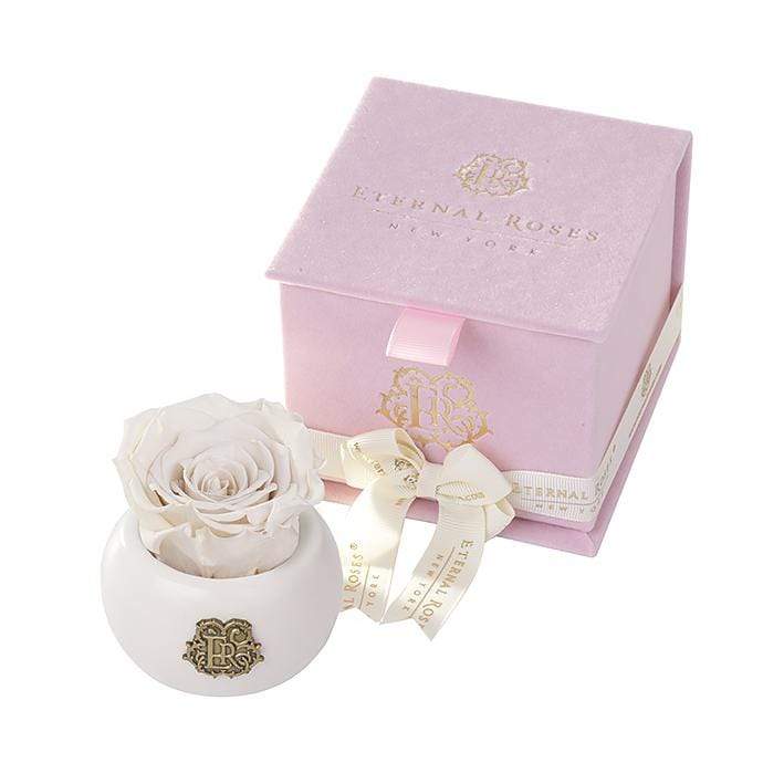 Eternal Roses® Centerpiece Pearl Soho Soft Pink Velvet Gift Box