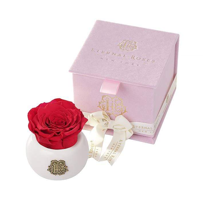 Eternal Roses® Centerpiece Scarlet Soho Soft Pink Velvet Gift Box