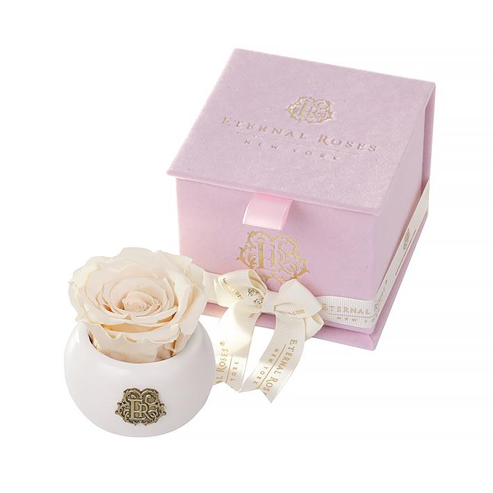Eternal Roses® Centerpiece Soho Soft Pink Velvet Gift Box