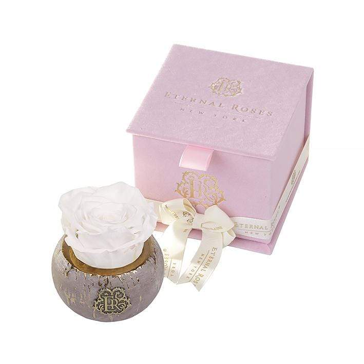 Eternal Roses® Centerpiece Frost Tiffany Soft Pink Velvet Gift Box