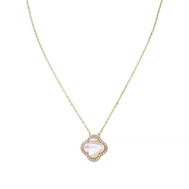 Eternal Roses® Clover Shell Necklace