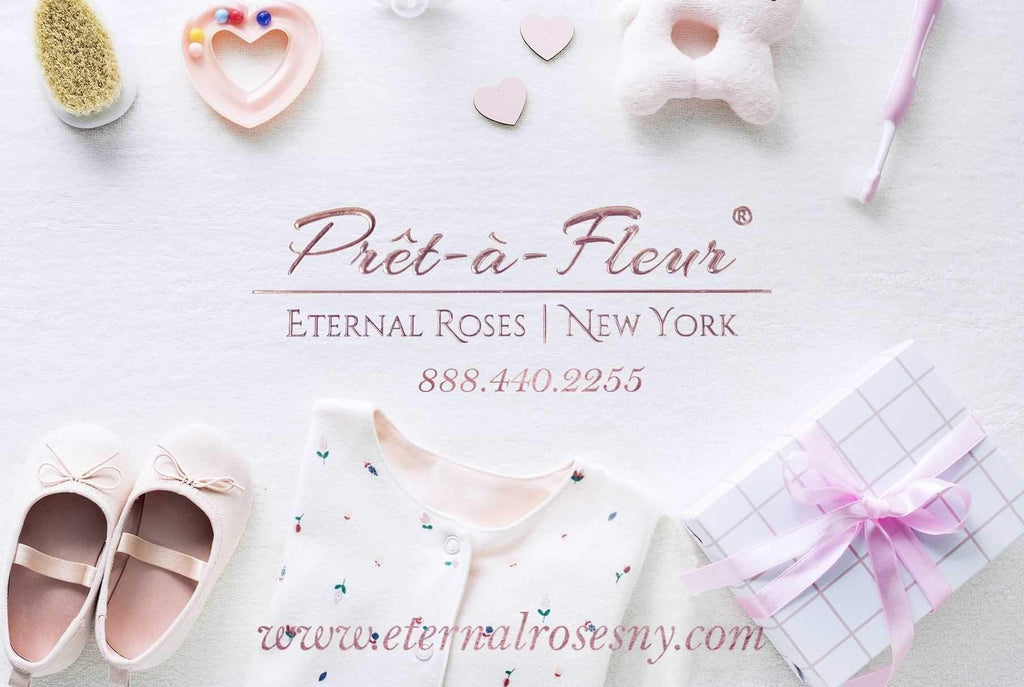 Eternal Roses® Enhancement Baby Girl Greeting Cards
