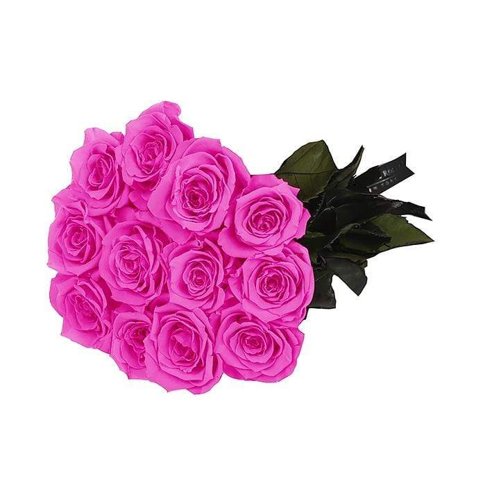Eternal Roses® 12 Roses / Hot Pink Eternal Roses Bouquet-Local Pick up only