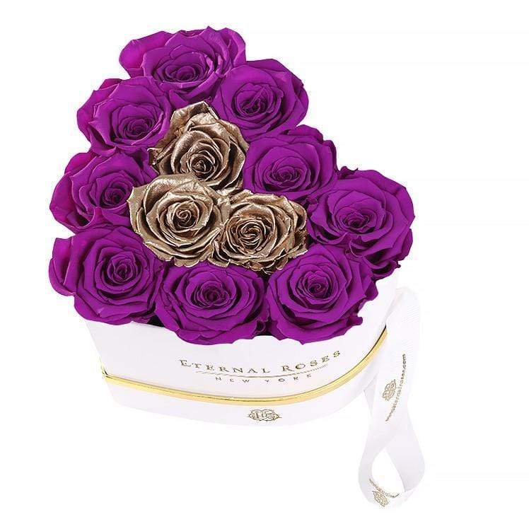 Eternal Roses® Gift Box White / Golden Orchid Chelsea Eternal Rose Gift Box