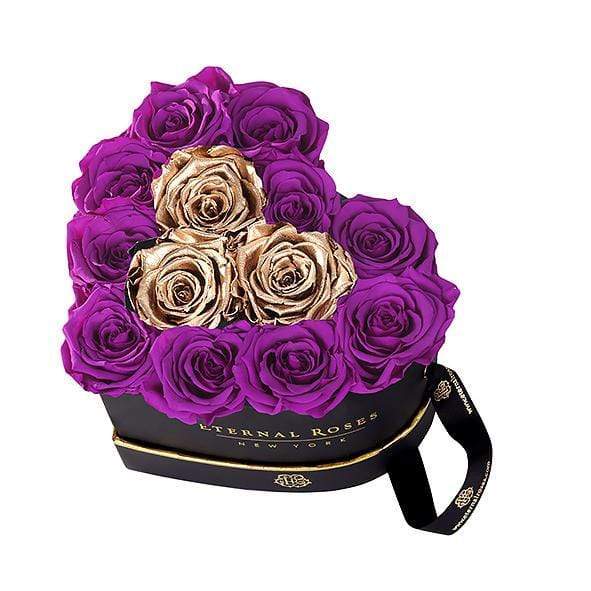 Eternal Roses® Gift Box Black / Golden Orchid Chelsea Eternal Rose Gift Box