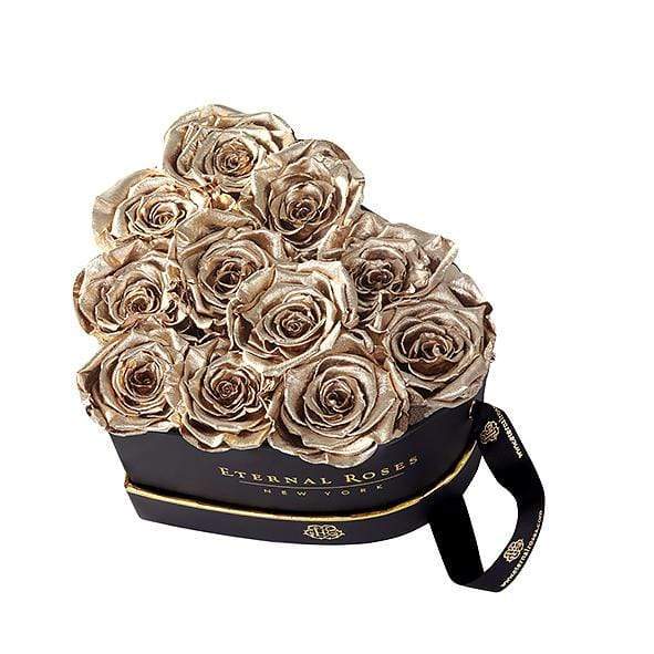 Eternal Roses® Gift Box Black / Gold Chelsea Eternal Rose Gift Box