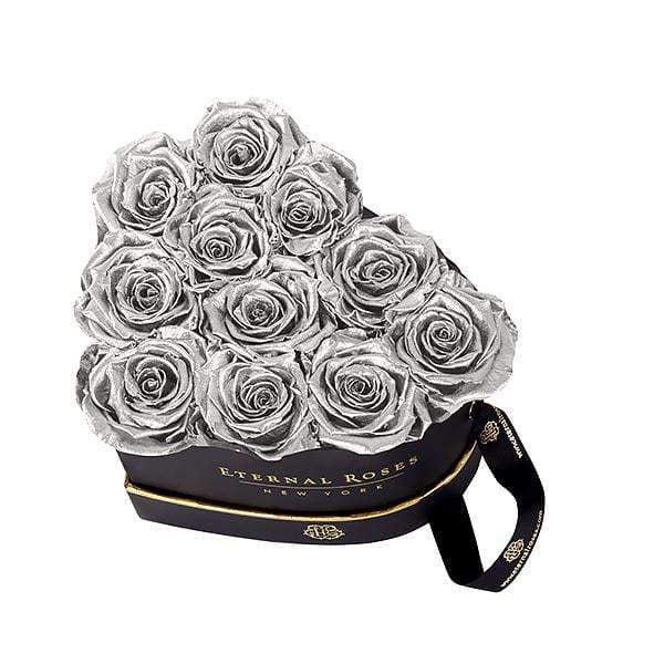 Eternal Roses® Gift Box Black / Silver Chelsea Eternal Rose Gift Box