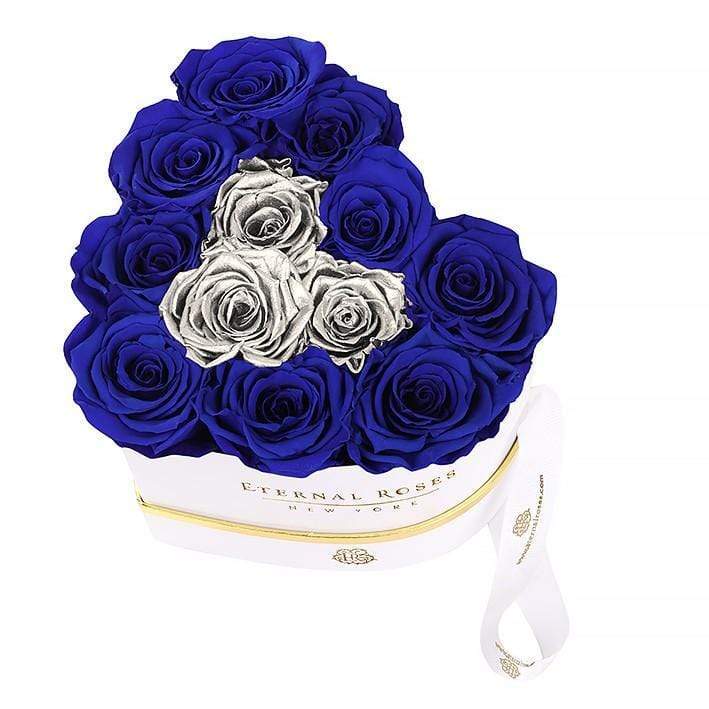 Eternal Roses® Gift Box White / Royal Silver Chelsea Eternal Rose Gift Box